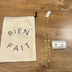 Madewell necklace and earrings